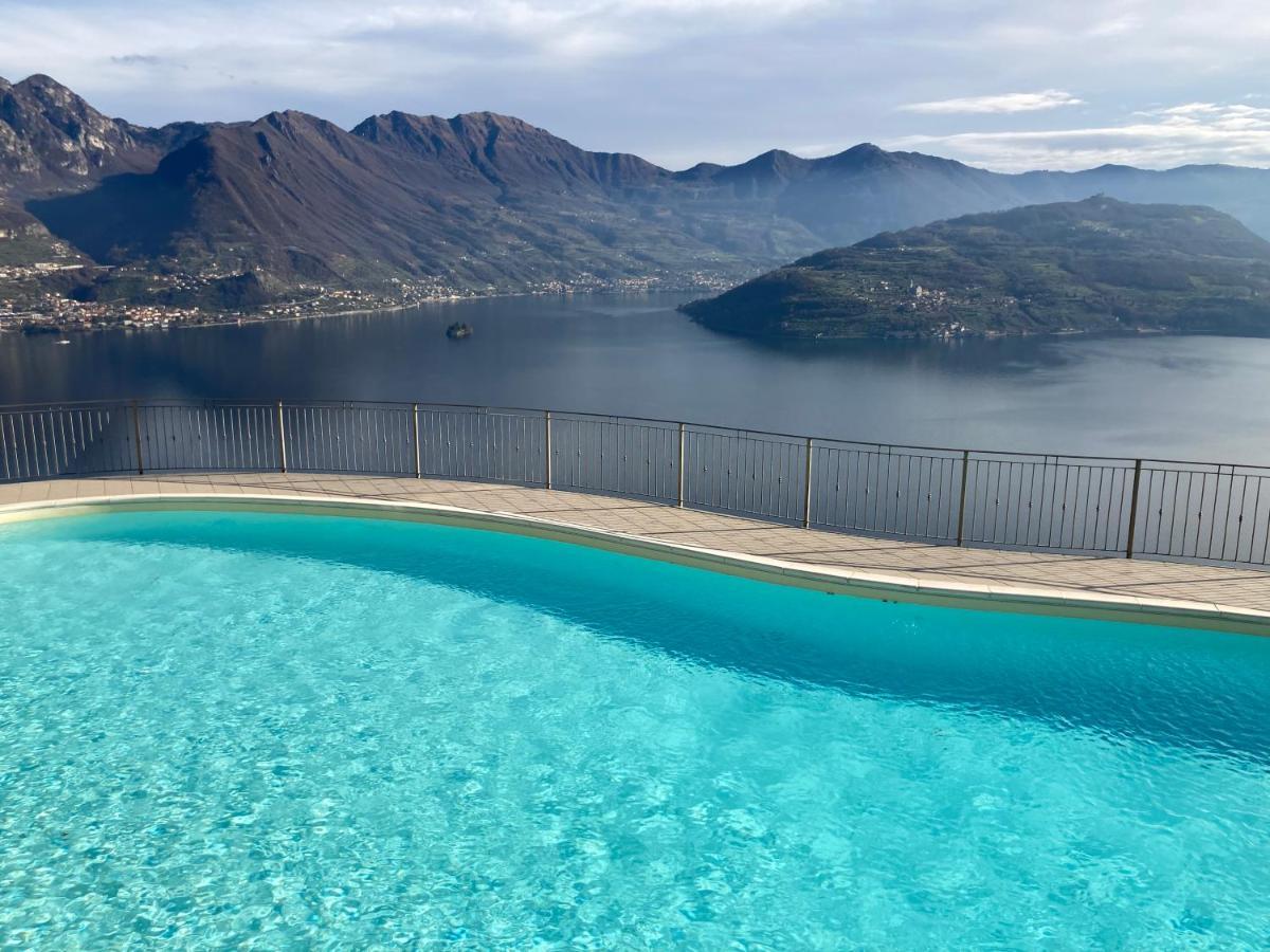 Appartamento Grande Terrazza Vista Lago Parzanica Екстериор снимка
